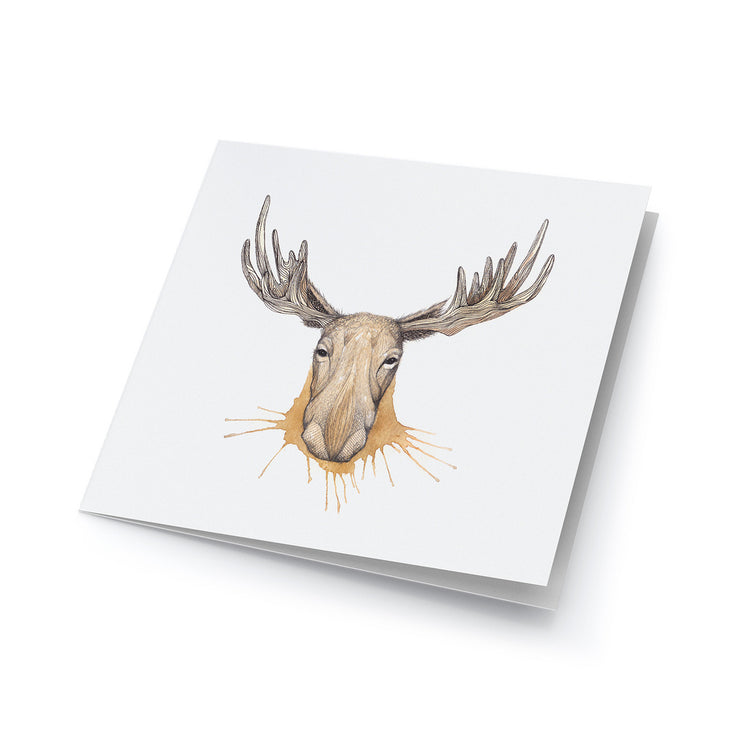 Kunstkort "Norsk elg"