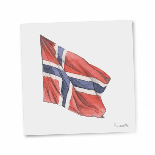 Kort/gavelapp «NORSK FLAGG»