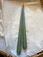 Lys 32 cm Vårgrønn Lakk 2 stk