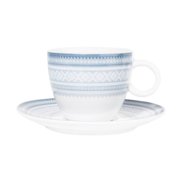 Marius kopp og skål, lys blå