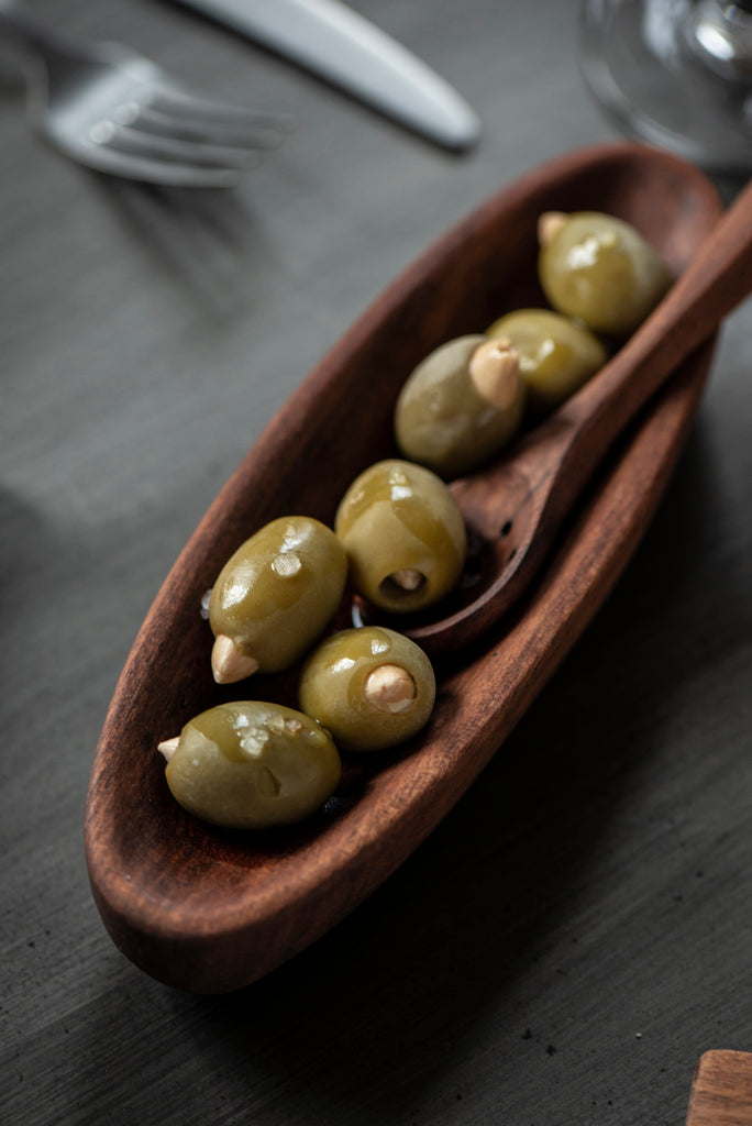 Olivenskje med huller